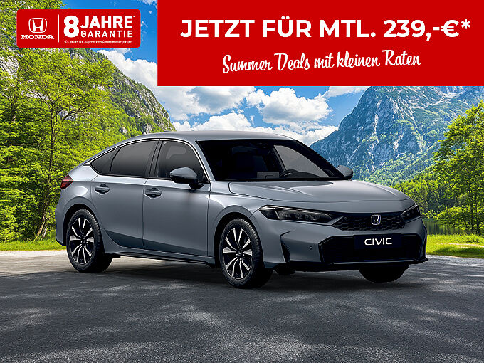 0726 Civic e:HEV Elegance  - Leasing 239 €